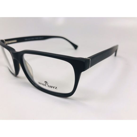 New Wide Guyz Matte Black SONNY Eyeglasses 58mm for The Stylish Large Man - Picture 4 of 11